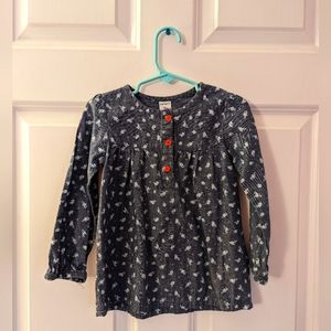 Carter's Denim Floral 3t